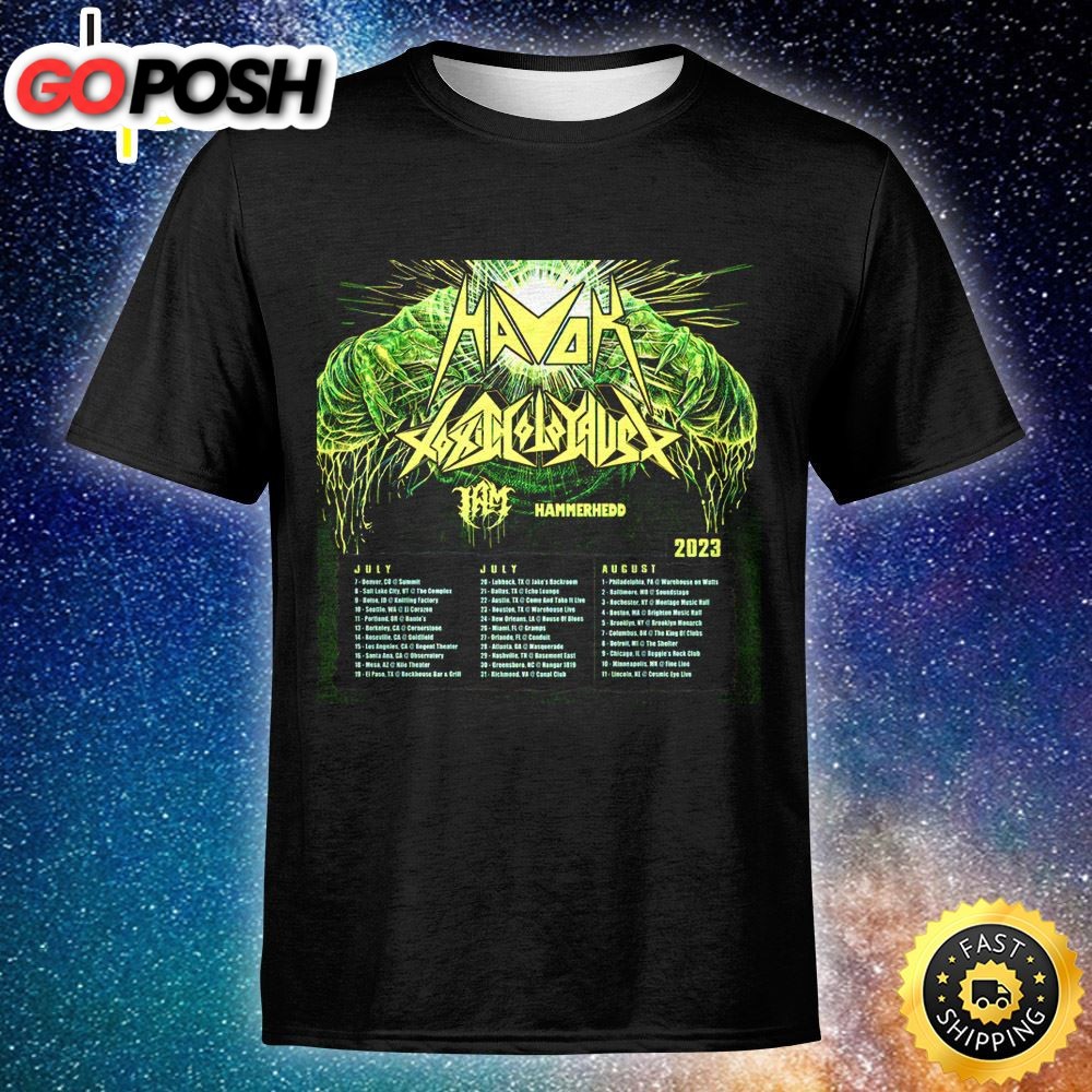 Havok Toxic Holocaust I Am Hammerhedd July 2025 Unisex T-shirt