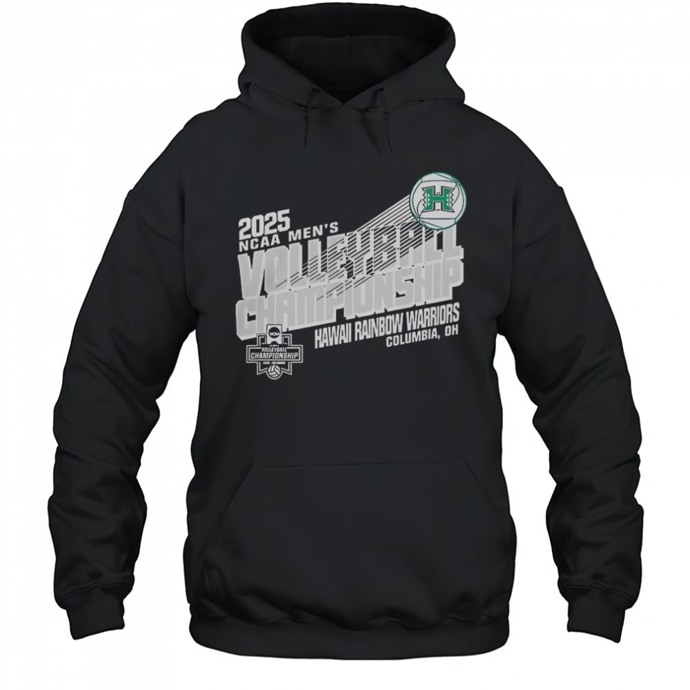 Hawaii Warriors 2025 NCAA Mens Volleyball Championship T-Shirt