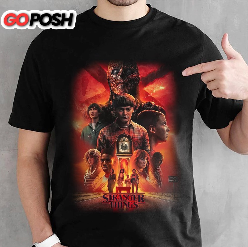 Hawkins Will Fall Stranger Things 5 2025 Unisex T Shirt