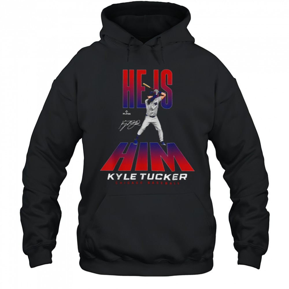 He is Him Kyle Tucker Chicago Baseball MLBPA T Shirt