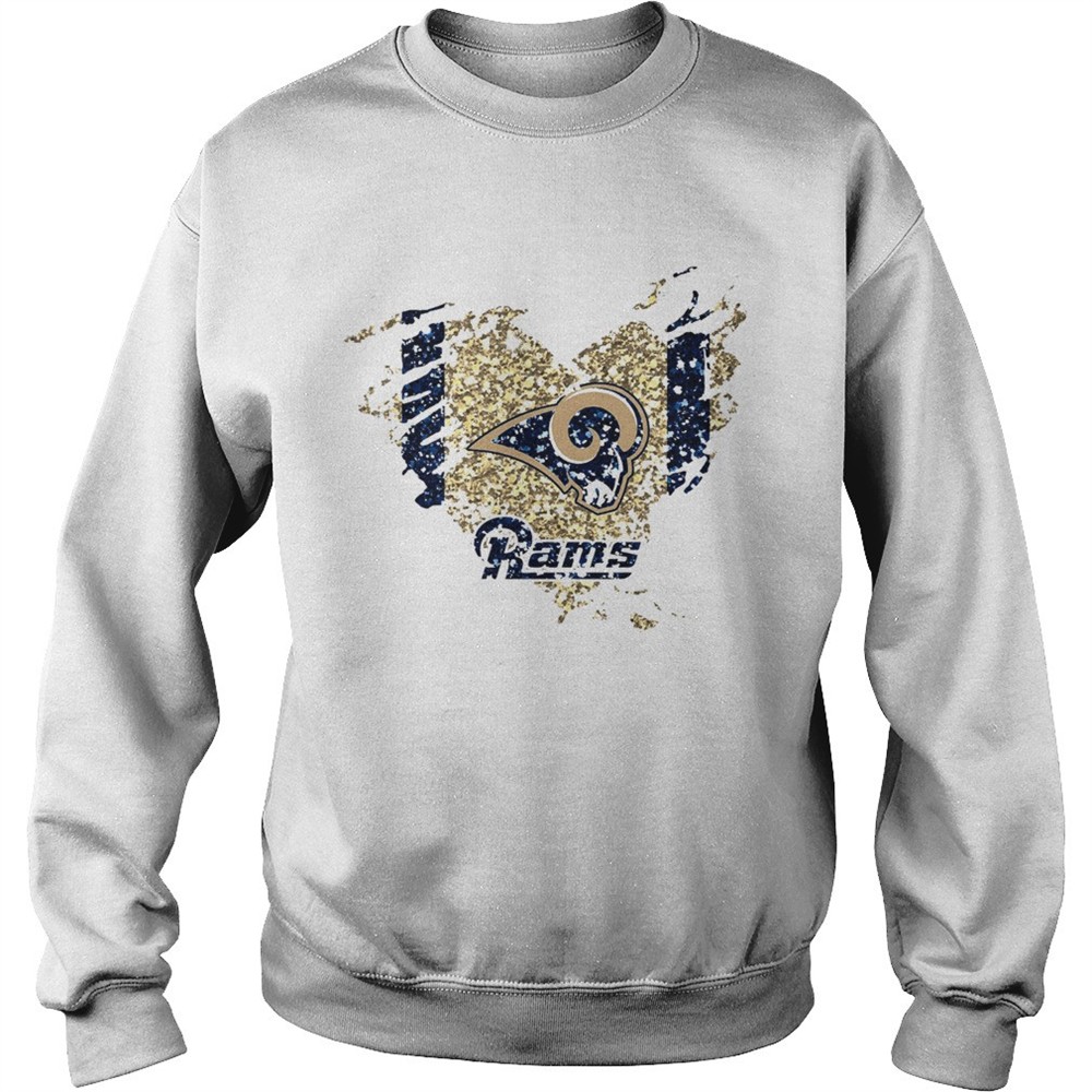 Heart Diamond Los Angeles Rams Shirt