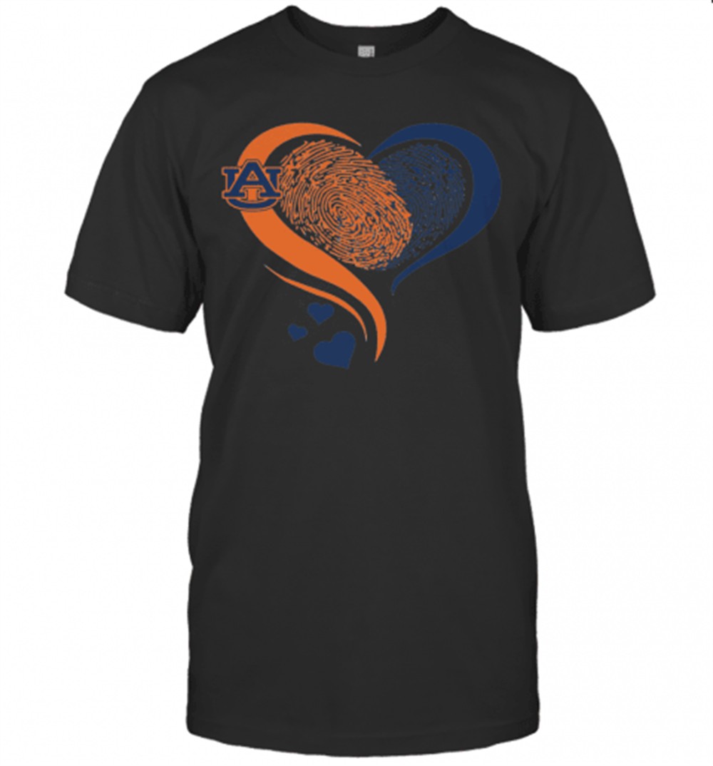 Heart DNA Auburn Tigers Football T-Shirt