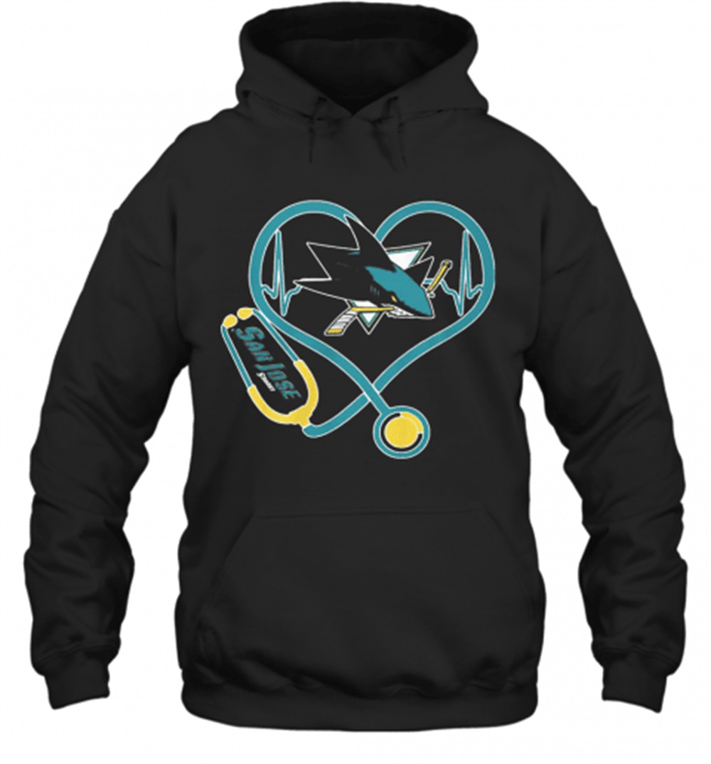 Heart Nurse San Jose Sharks T-Shirt