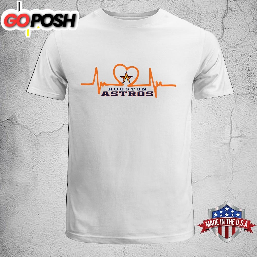 Heartbeat Houston Astros Unisex T-Shirt