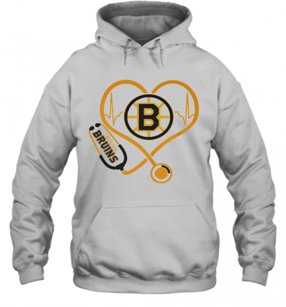 Heartbeat Nurse Love Boston Bruins T-Shirt