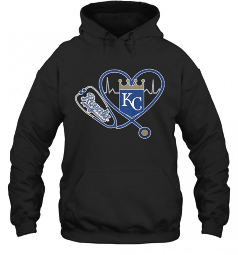 Heartbeat Nurse Love Kansas City Royals shirt T-Shirt