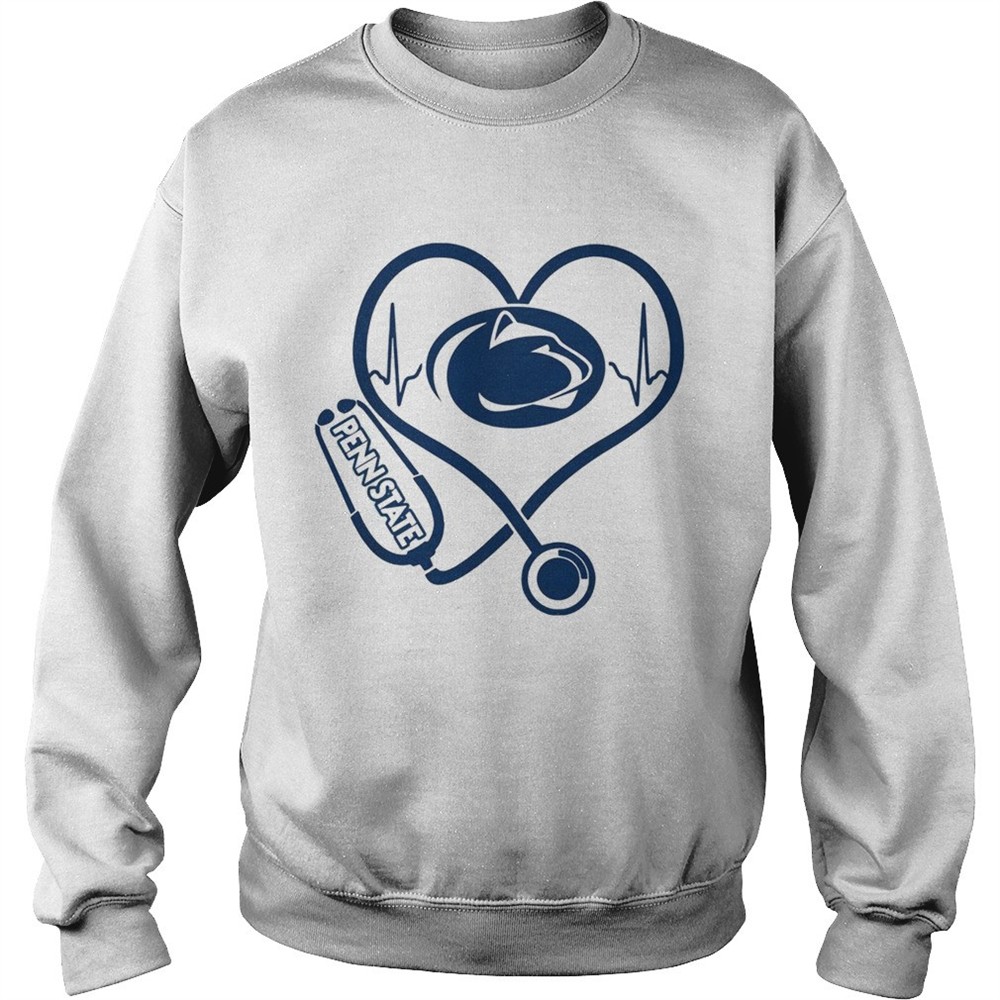 Heartbeat Nurse love Penn State shirt