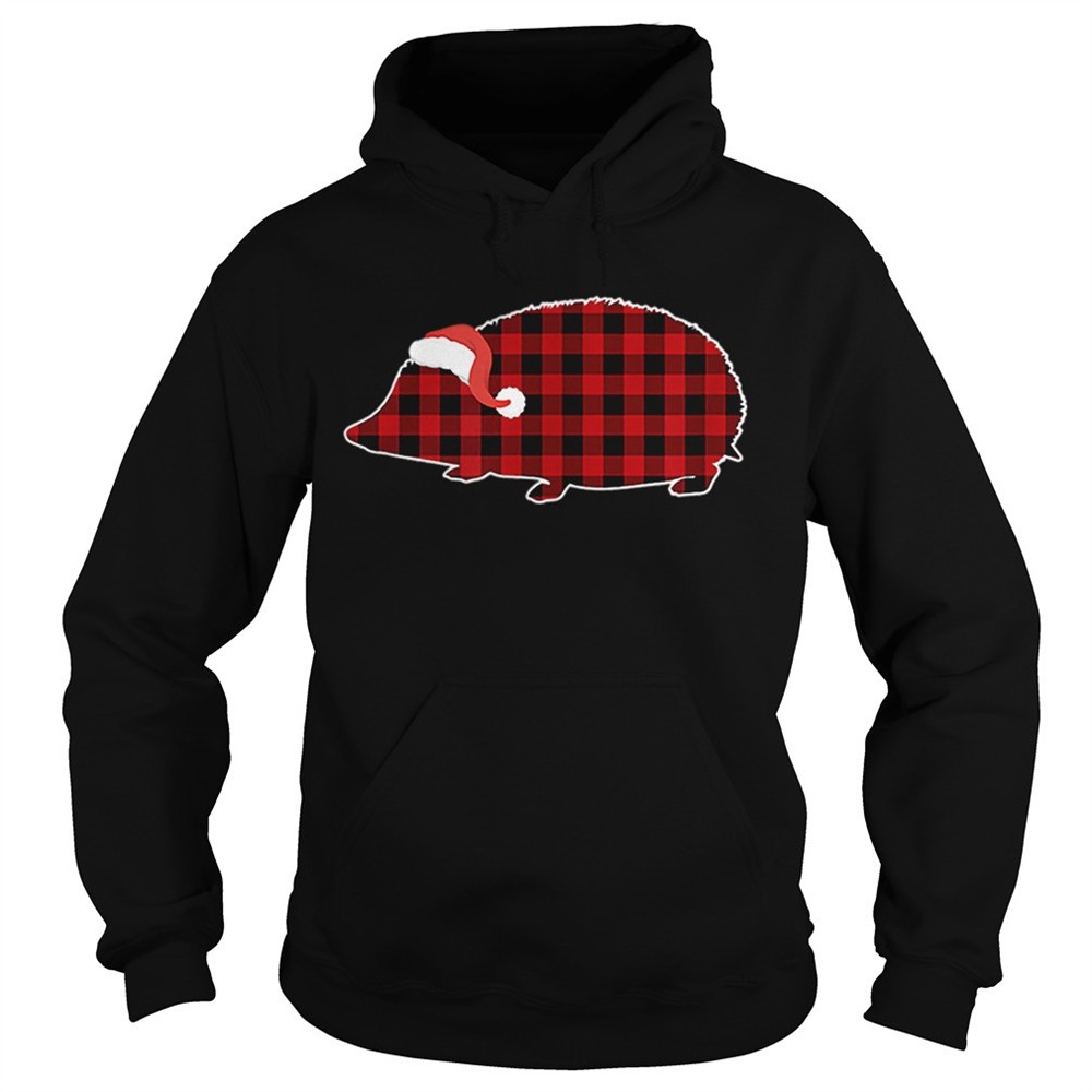 hedgehog-christmas-buffalo-plaid-pajamas-shirt-xjqr0ren Hedgehog Christmas Buffalo Plaid Pajamas shirt