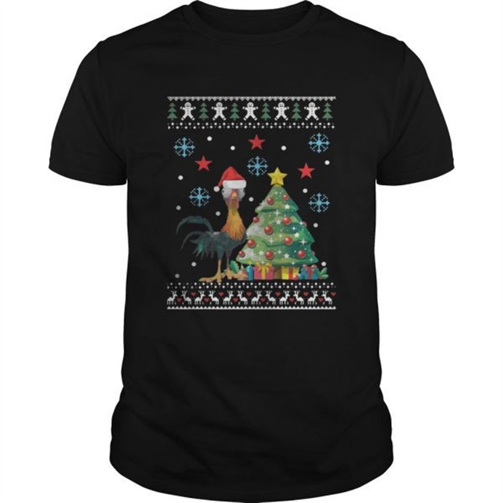 Hei Hei Chicken Christmas Ugly Shirt