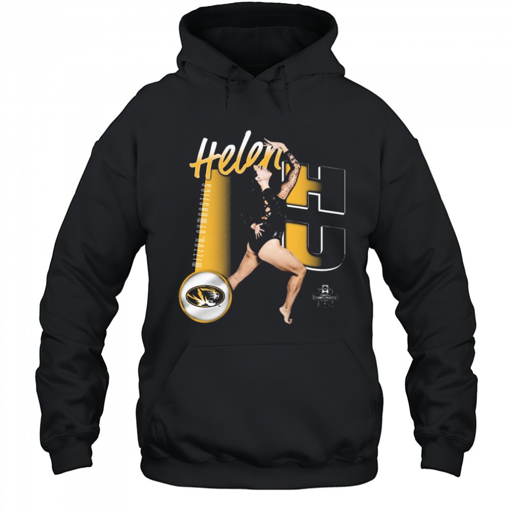 Helen Hu Missouri Tigers NCAA Gymnastics Championships Portrait t-shirt