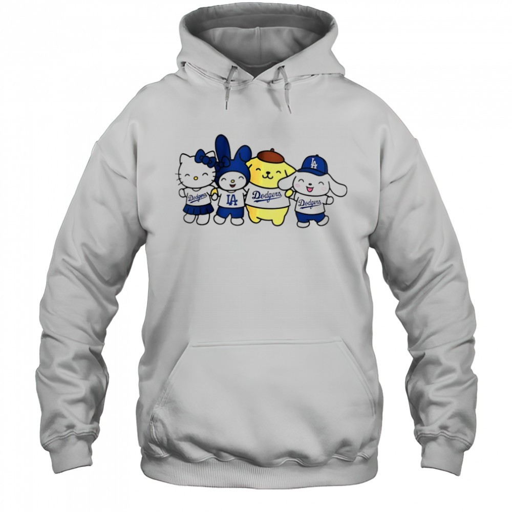 Hello Kitty And Friends La Dodgers shirt