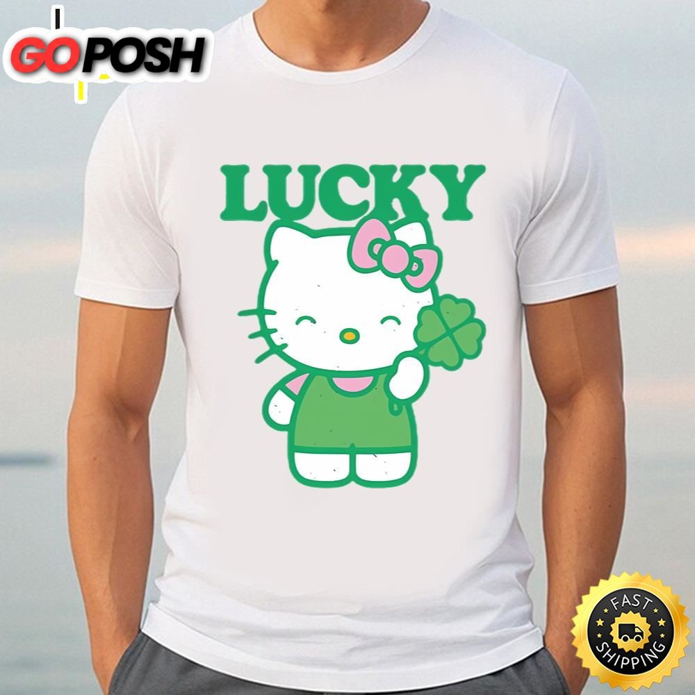 Hello Kitty Green Saint St. Patricks Lucky Shirt