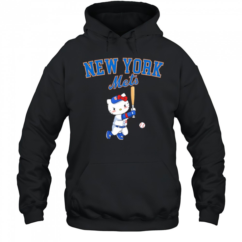 Hello Kitty New York Mets baseball player shirt