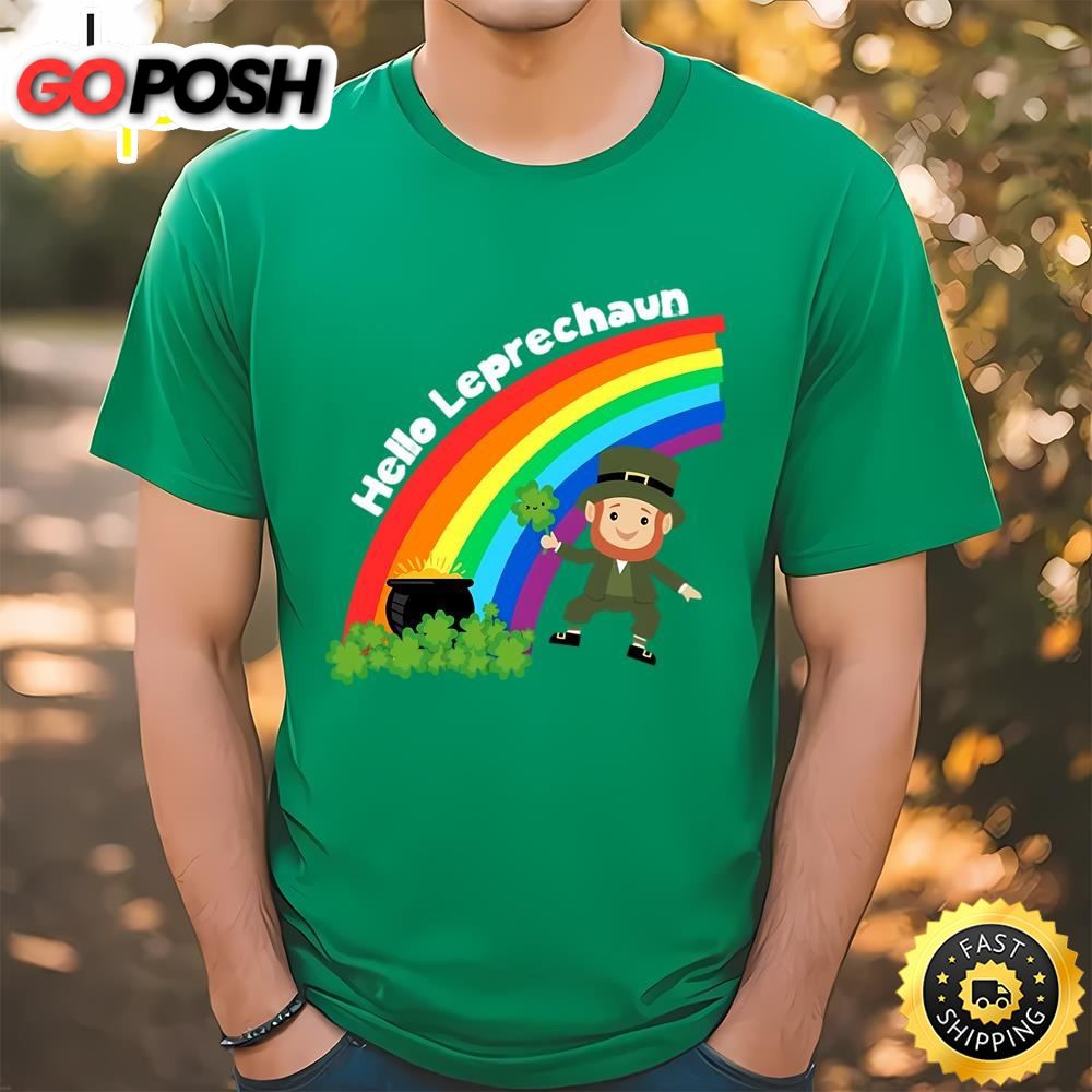Hello Leprechaun St Patricks Day T-Shirt