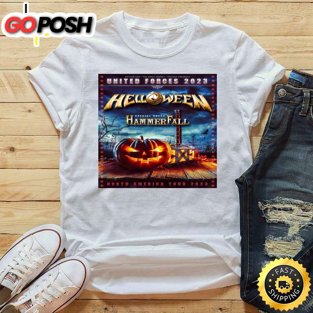Helloween Hammer Fall North America Tour 2025 T-Shirt