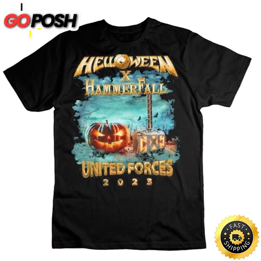 Helloween Hammer Fall United Forcestour 2025 T-Shirt