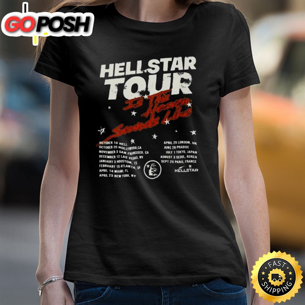 Hellstar Studios Tour It This Heaven Sounds Like 2025 Shirt