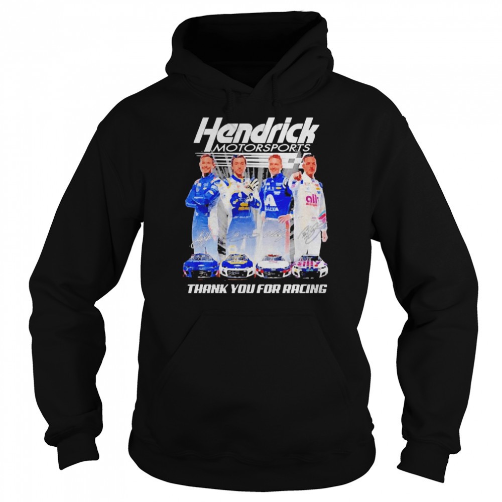 Hendrick Motorsports Thank You For Racing Signatures Shirt