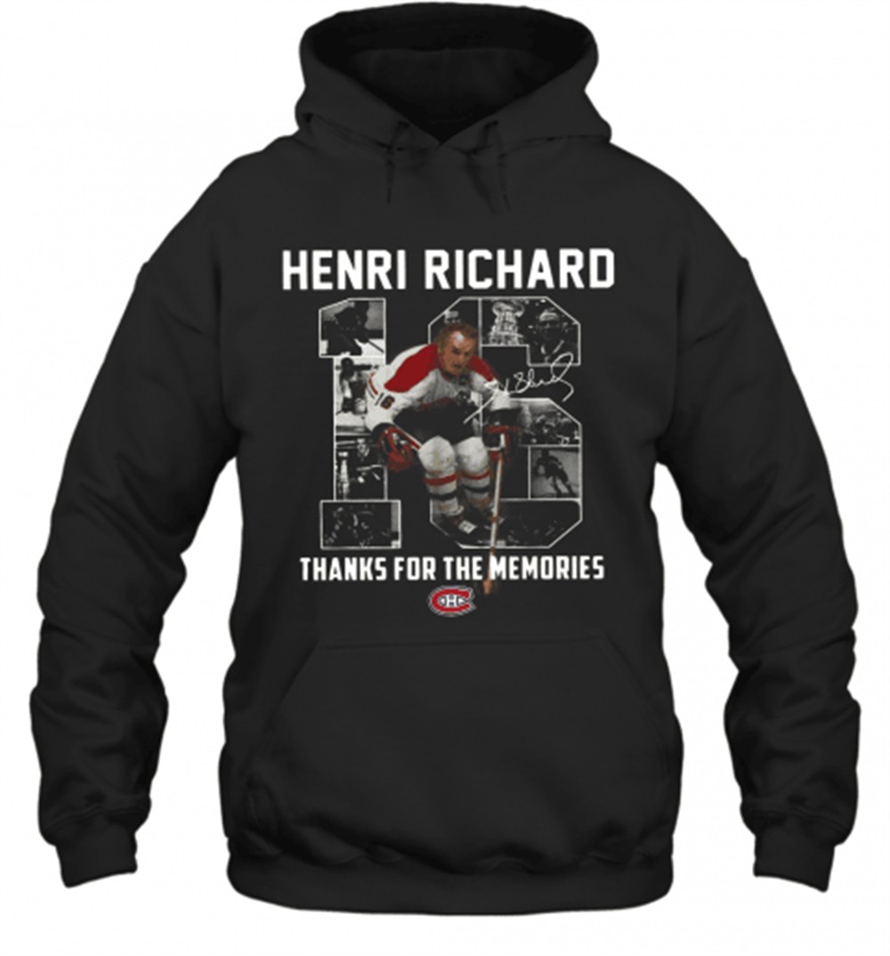 Henri Richard 16 Thanks For Time The Memories T-Shirt