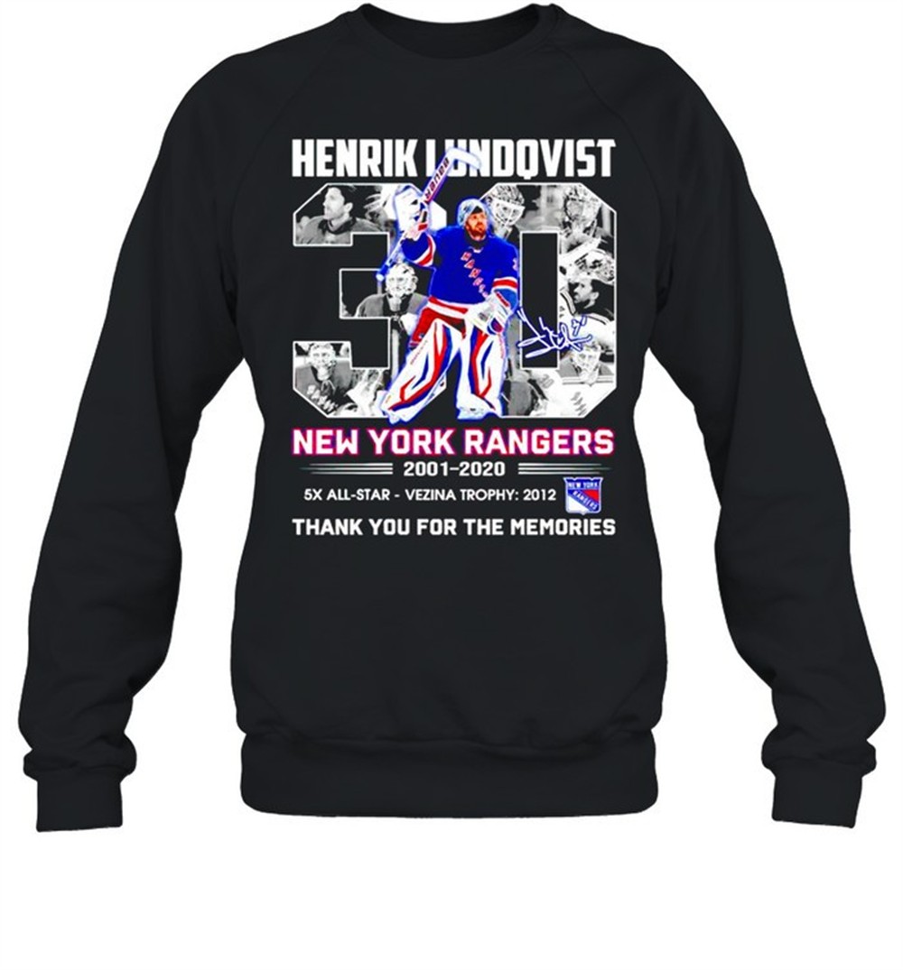 henrik-lundqvist-30-new-york-rangers-thank-you-for-the-memories-shirt-db91bze6 Henrik Lundqvist #30 New York Rangers thank you for the memories shirt