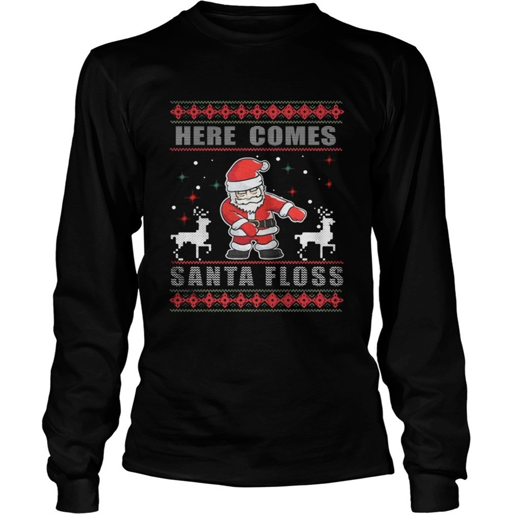 here-comes-santa-floss-christmas-shirt-p2gwg4zk Here Comes Santa Floss Christmas Shirt