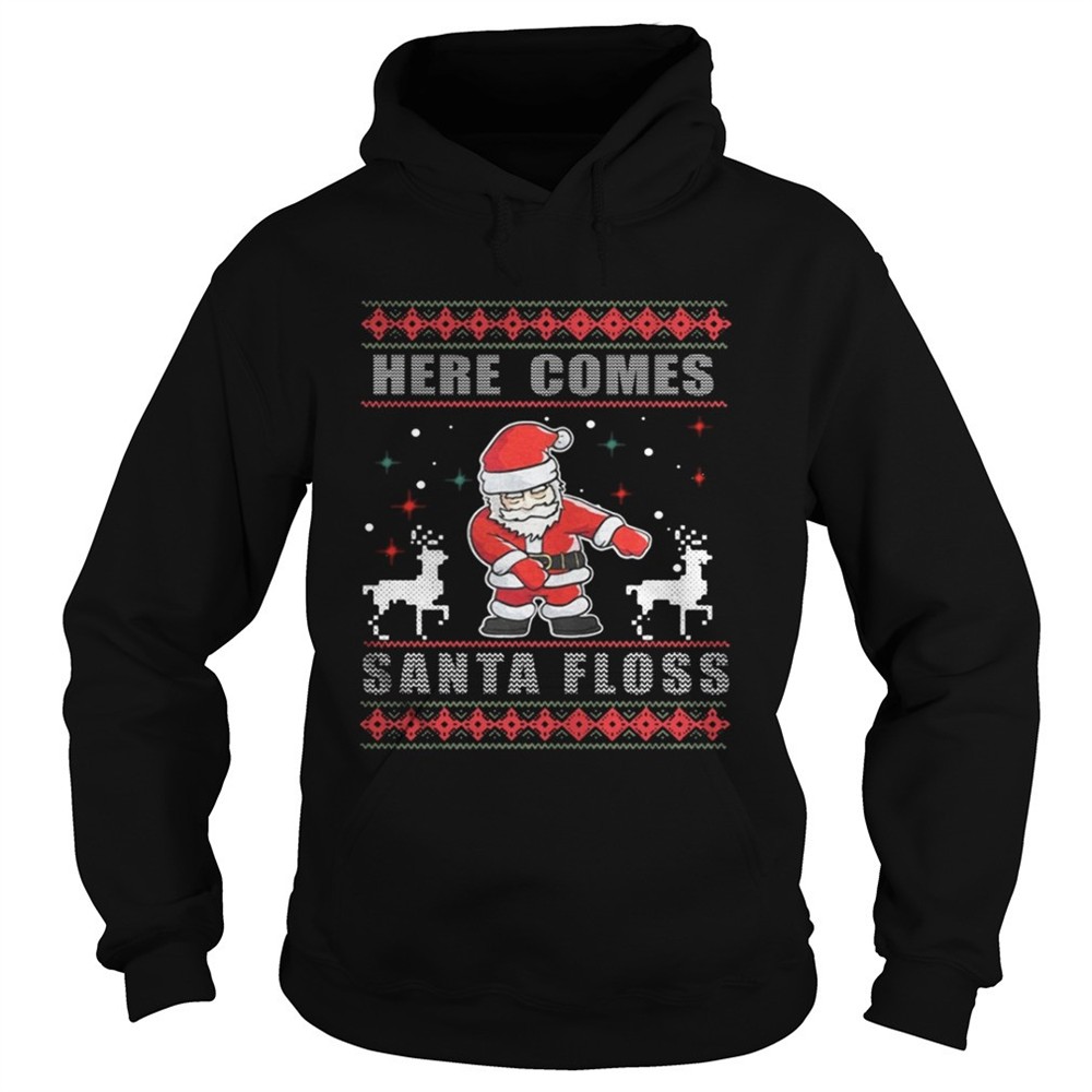 Here Comes Santa Floss Christmas Shirt