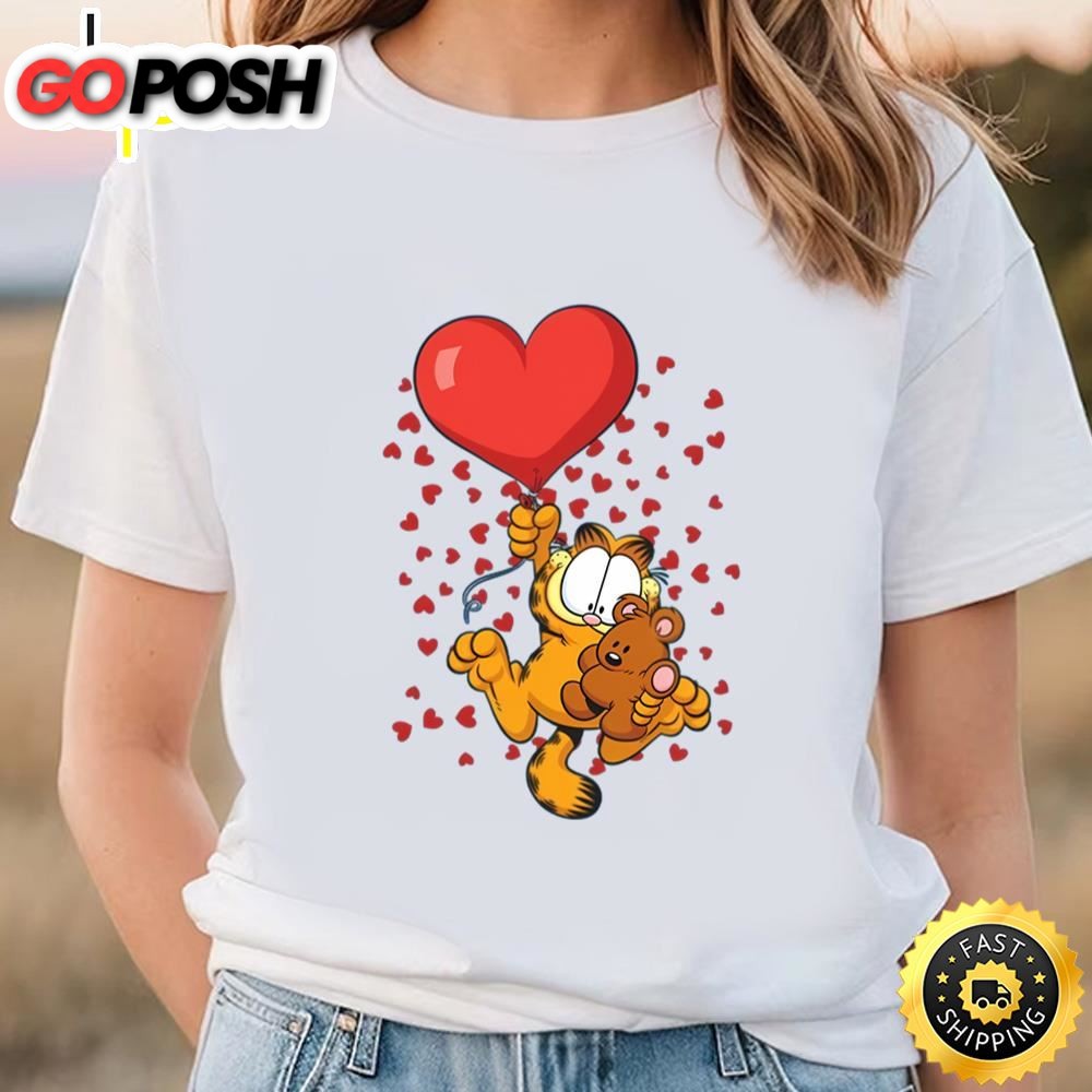 High On Love Garfield ValentineT-shirt
