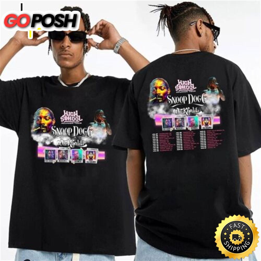 High School Reunion 2023 Snoop Dogg Wiz Khalifa Tour Shirt