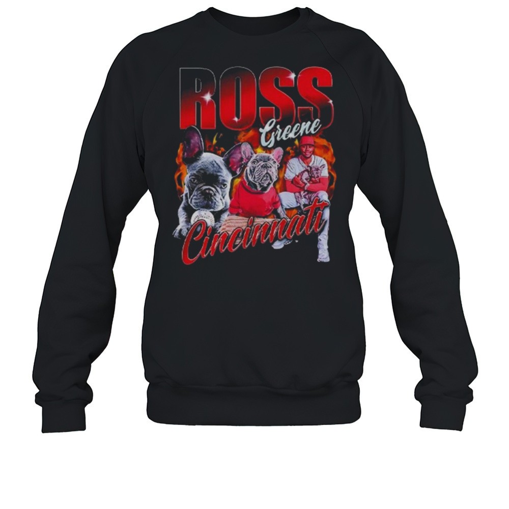 Hip Hop Ross Greene Cincinnati Reds Bulldog Baseball Shirt
