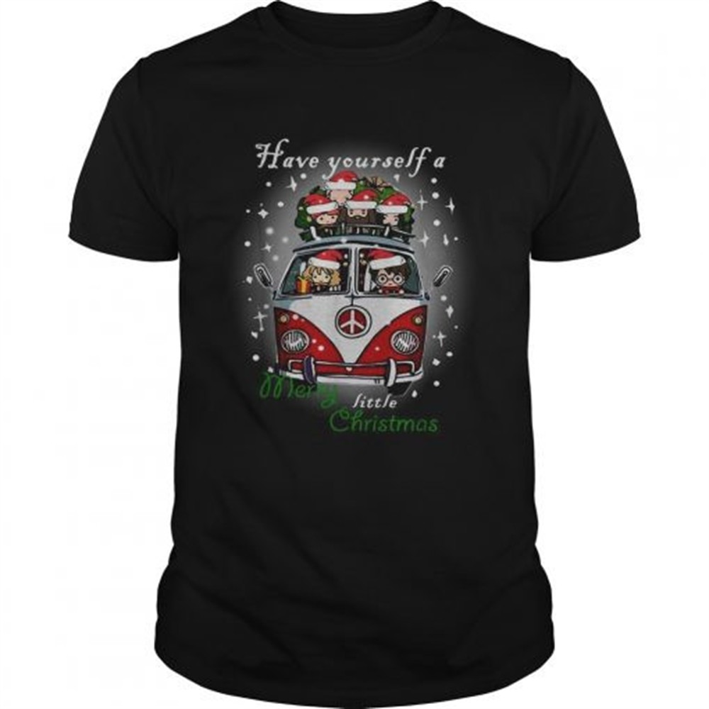 hippie-car-harry-potter-have-yourself-a-merry-little-christmas-shirt-ldxg8xuf Hippie car Harry Potter have yourself a Merry little Christmas shirt