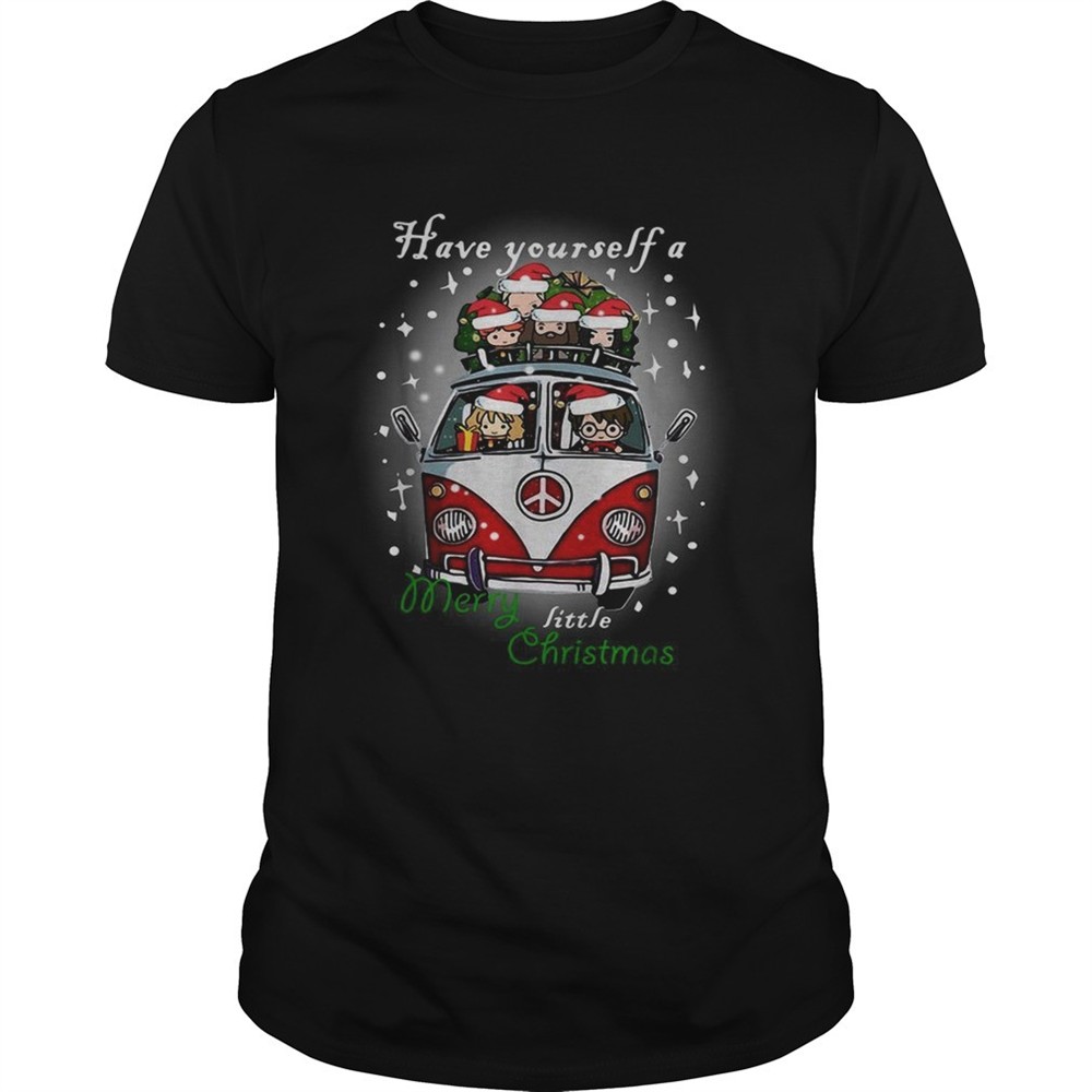 hippie-car-harry-potter-have-yourself-a-merry-little-christmas-shirt-ldxg8xuf Hippie car Harry Potter have yourself a Merry little Christmas shirt