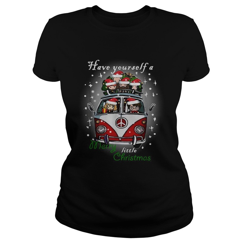 hippie-car-harry-potter-have-yourself-a-merry-little-christmas-shirt-ldxg8xuf Hippie car Harry Potter have yourself a Merry little Christmas shirt