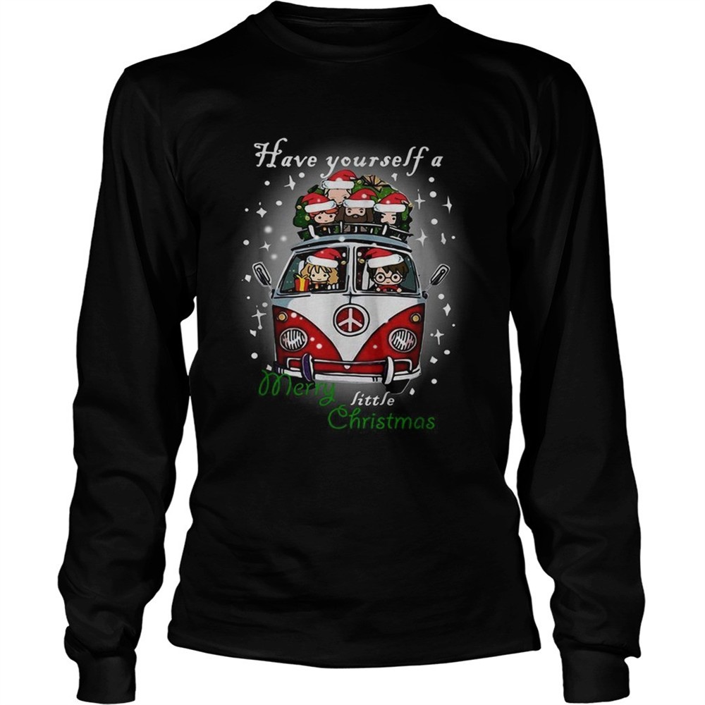 hippie-car-harry-potter-have-yourself-a-merry-little-christmas-shirt-ldxg8xuf Hippie car Harry Potter have yourself a Merry little Christmas shirt