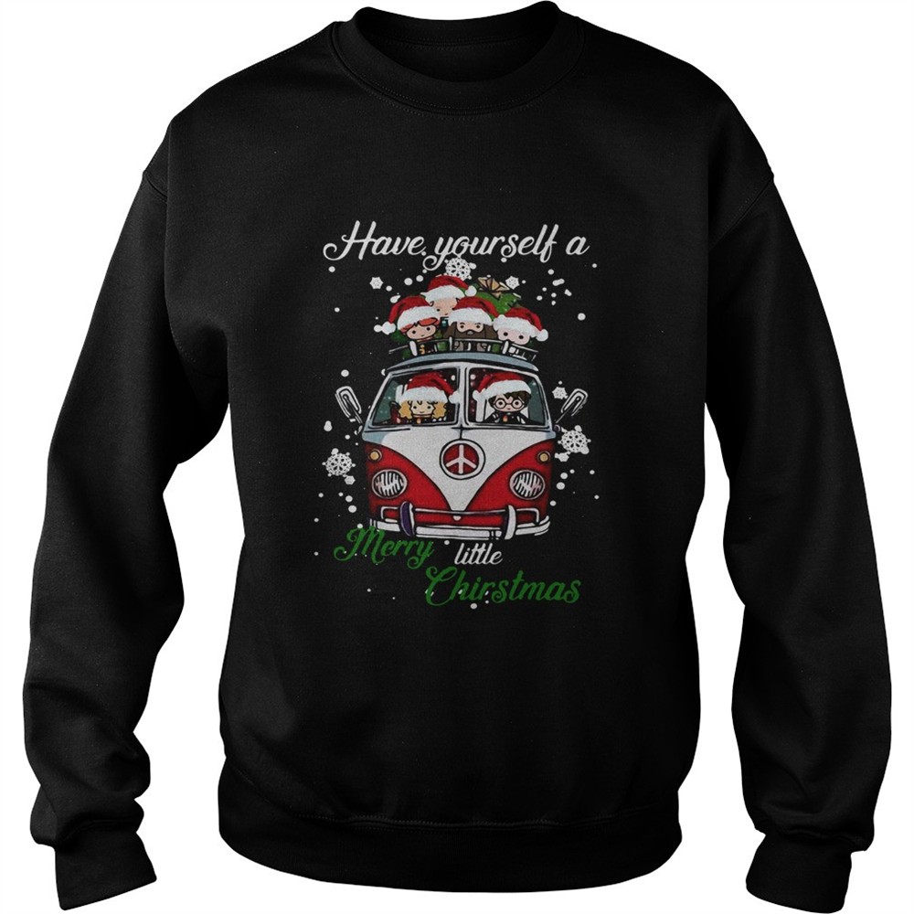 Hippie Harry Potter have yourself a merry little christmas tshirt