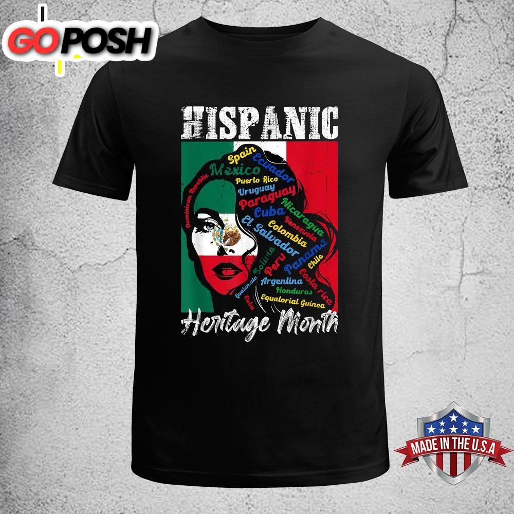 Hispanic Heritage Month Mexican Women Mexico T-Shirt