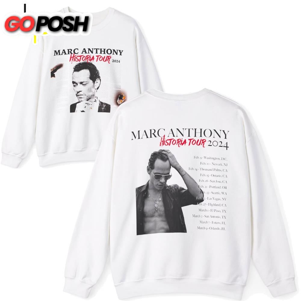 Historia 2024 Tour Marc Anthony Unisex Shirt