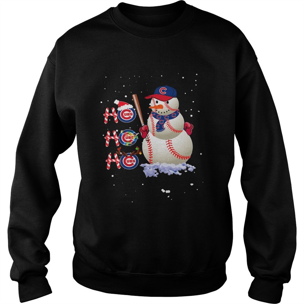 Ho Ho Ho Chicago Cubs Christmas shirt
