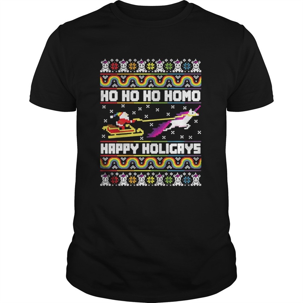 ho-ho-ho-homo-happy-holigays-santa-lgbt-shirt-gcewqo76 Ho Ho Ho Homo Happy Holigays Santa LGBT Shirt
