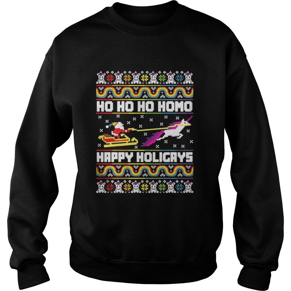 ho-ho-ho-homo-happy-holigays-santa-lgbt-shirt-gcewqo76 Ho Ho Ho Homo Happy Holigays Santa LGBT Shirt