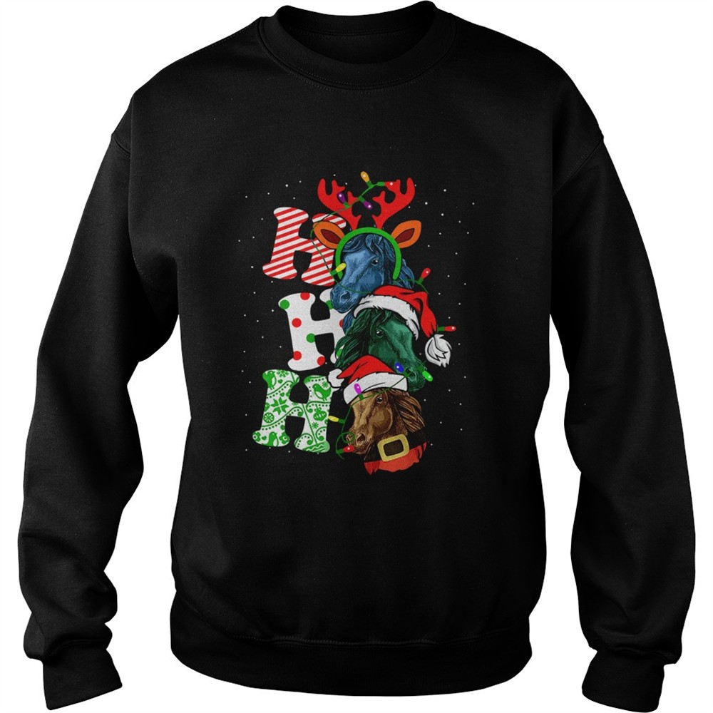 Ho Ho Ho Santa Horse Christmas shirt