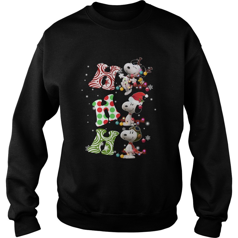 Ho Ho Ho Santa Snoopy Christmas shirt