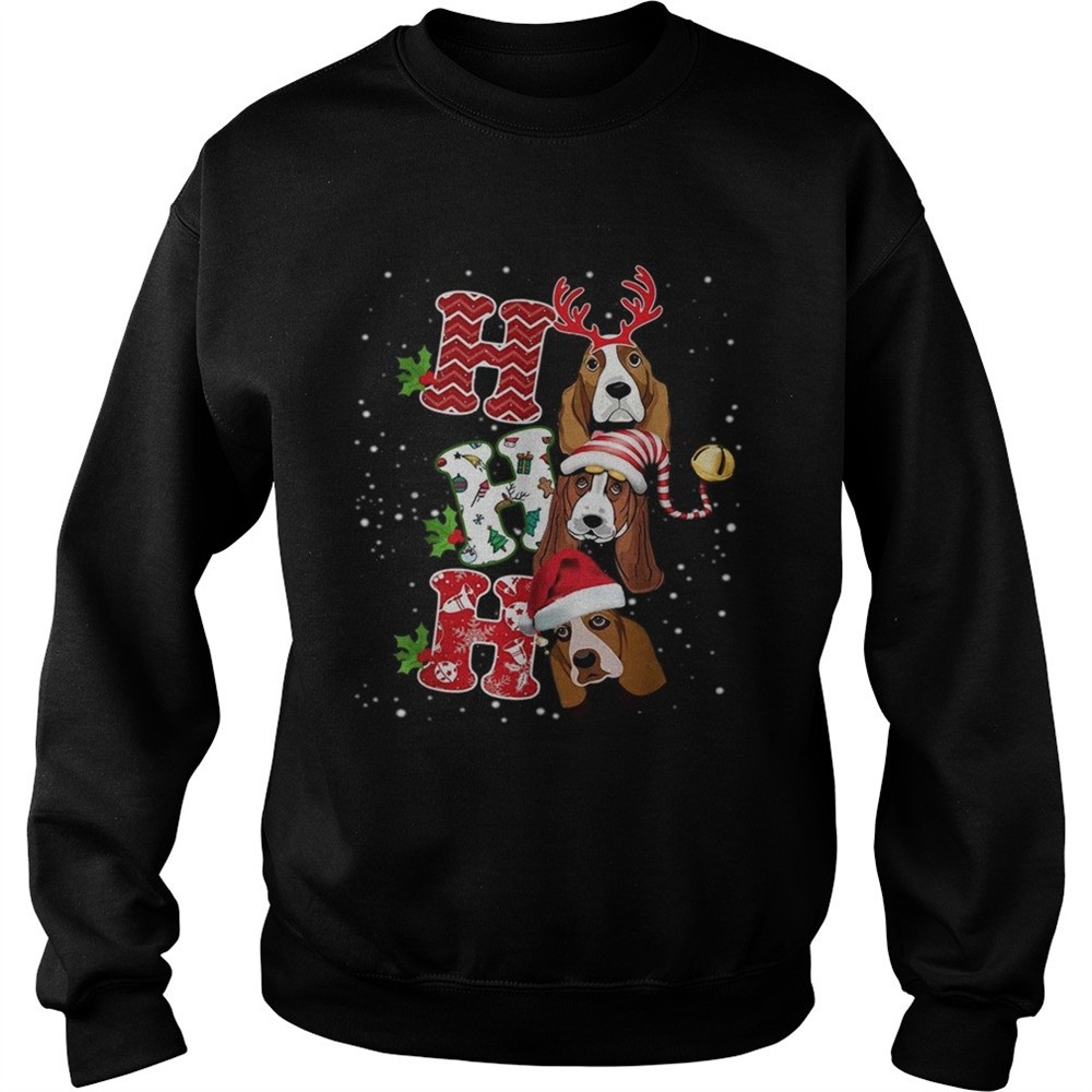 Ho Ho Ho St Bernard Christmas shirt