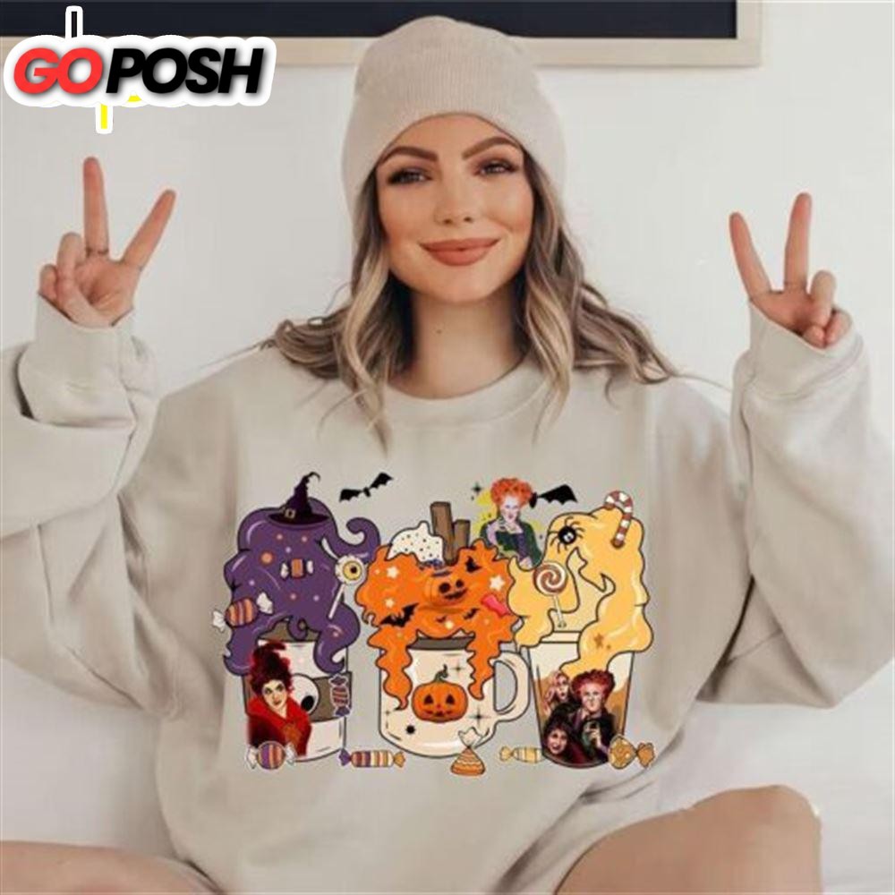 Hocus Pocus Coffee Sweatshirt, Hocus Pocus Sweatshirt, Cute Halloween Gift