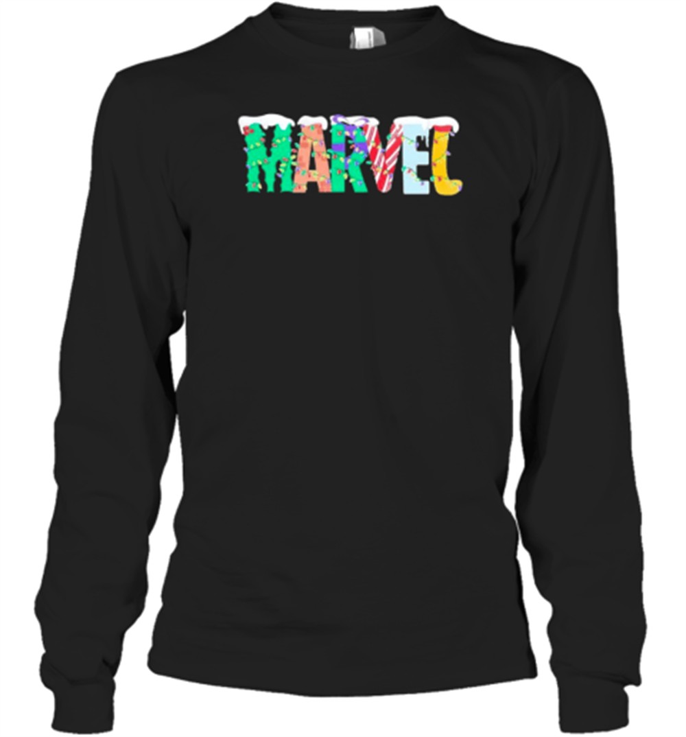 holiday-marvel-logo-christmas-light-t-shirt-962nf5yr Holiday Marvel Logo Christmas Light T-Shirt