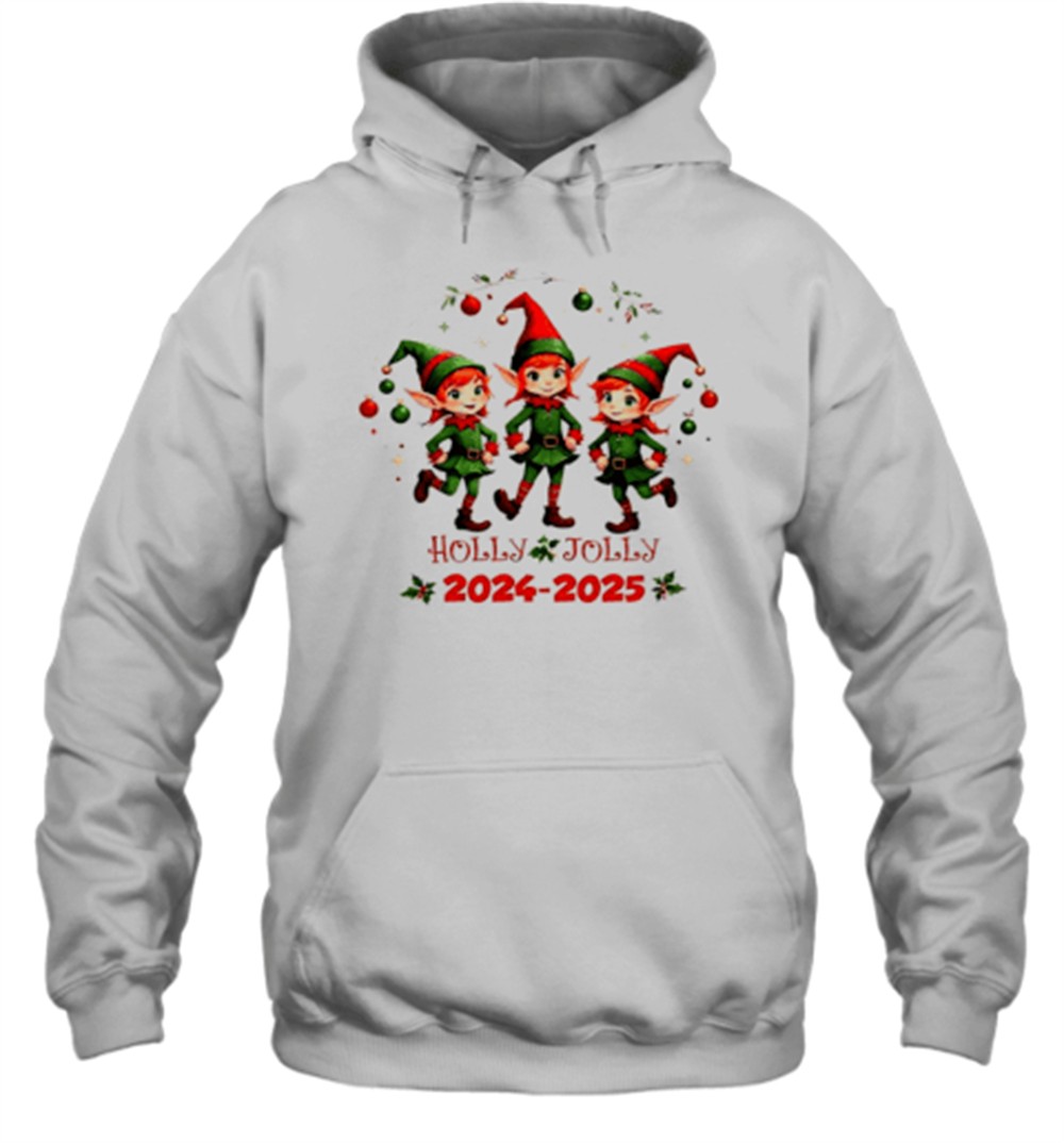 Holly Jolly Christmas Cute Elf 2025 205 T-Shirt