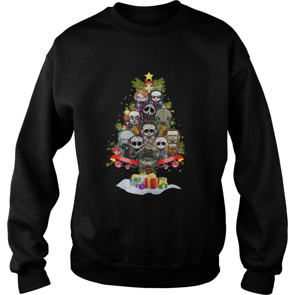 horror-characters-christmas-tree-shirt-cgl23s58 Horror Characters christmas tree shirt