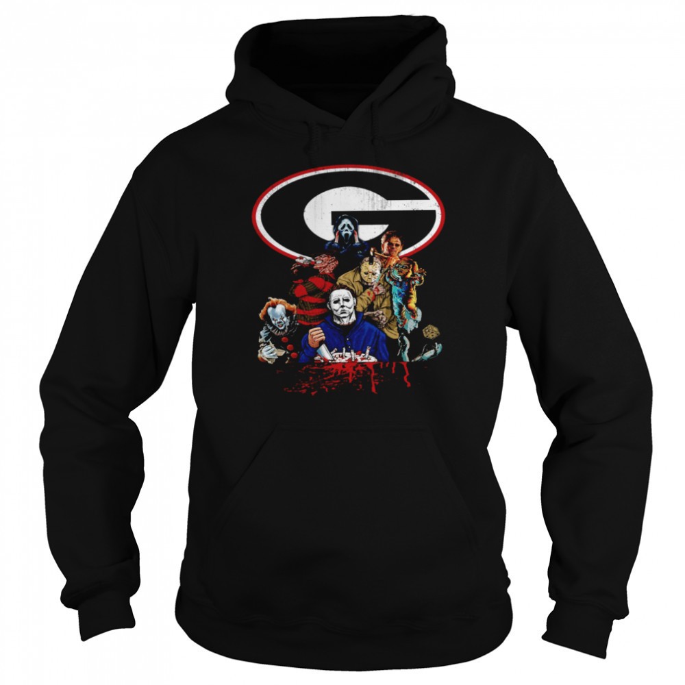 Horror Characters Georgia Bulldog football champions shirt