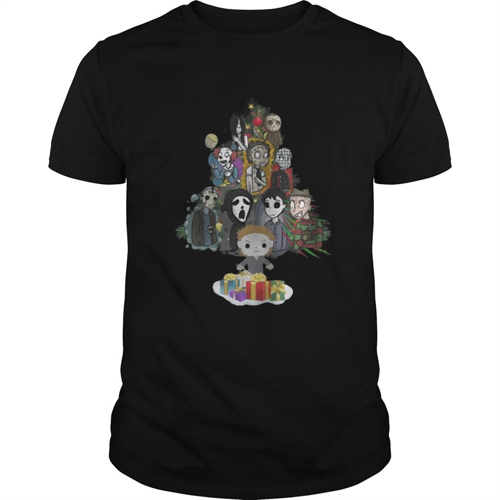 horror-movie-christmas-tree-shirt-jdg33gq4 Horror Movie Christmas Tree Shirt