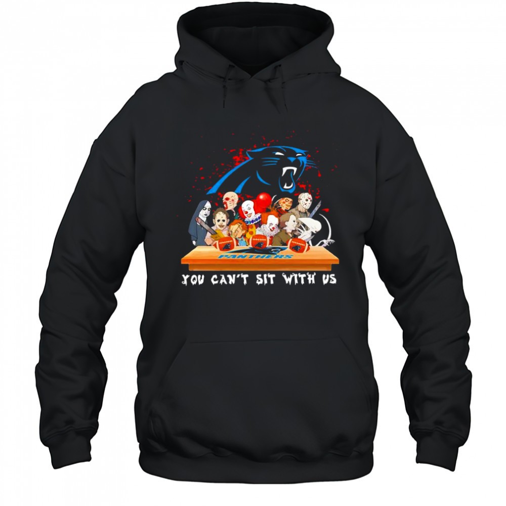 Horror You Cant Sit With Us Carolina Panthers NFL shirt