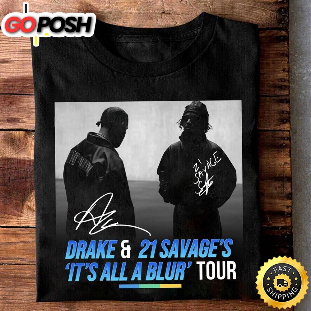 Hot Drake And 21 Sagave Tour 2025 Hot Men T-shirt